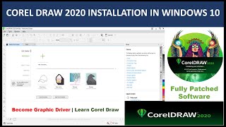 How to Install Corel Draw 2020 on Windows 10  Free Download  Fully Patched [upl. by Cattier]