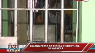 SONA reports on jailbreak in Teresa Rizal [upl. by Swamy]