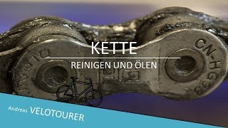 So reinigt und pflegt ihr eure Fahrradkette schnell und effektiv [upl. by Antipas]