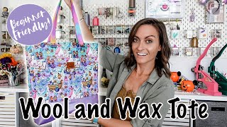 Fantastic Beginner Tote Bag Full Tutorial For The Wool and Wax Tote Bag from Noodlehead [upl. by Siramay267]