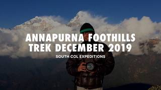 Annapurna Foothills Trek December 2019 [upl. by Flip]