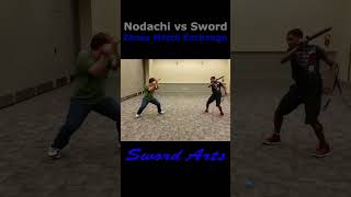 Nodachi vs Sword Zones Match Exchange shorts sword [upl. by Maure250]