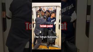 Tokyo Metro Sistem Kereta Terpadat di Duniafaktajepang japan faktaunikjepang [upl. by Mclaughlin]