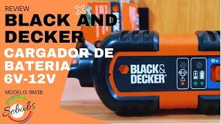 Cargador de Baterias Black and Decker BM3B 6V12V  COMO CARGAR UNA BATERIA [upl. by Sidney]