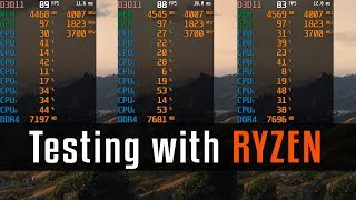 3200MHz vs 3000MHz vs 2400MHz RAM Speeds  Testing with RYZEN [upl. by Assirhc]