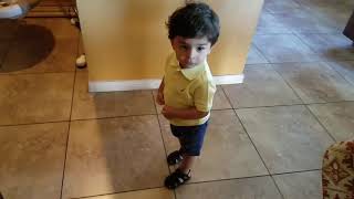 Infantile Spasms Seizure head nodding Toddler Video [upl. by Nevar]