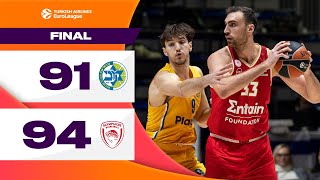 Clutch PERFORMANCE Shines  Maccabi  Olympiacos  BASKETBALL HIGHLIGHTS R10 202425 [upl. by Hartzel201]