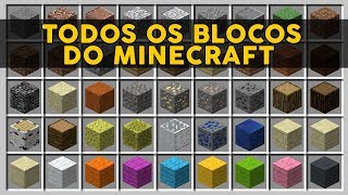 DESAFIO COLETANDO TODOS OS BLOCOS DO MINECRAFT MEIA HORA DE VÍDEO [upl. by Annawat]