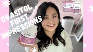 OVASITOL First Impressions 🥄 PCOS Supplement 💊 [upl. by Ellinet]