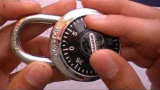 How to find the combination to a master lock HD [upl. by Mckay]