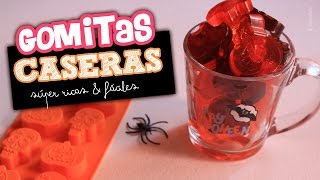 Cómo hacer gomitas de gelatina en halloween  Valcrafting [upl. by Annuaerb]