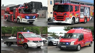 Belgium Different fire department in emergency [upl. by Gonzalez670]