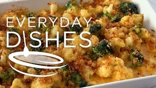 Cheesy Cauliflower and Broccoli Casserole [upl. by Salokin]