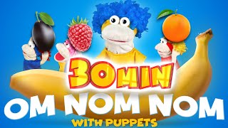 OmNomnom with Puppets  Mega Compilation  D Billions Kids Songs [upl. by Buzz50]