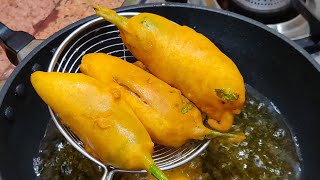 Mirch ke pakode banane ka unique tarika jiska taste munh se na jae  Mirch ke pakode [upl. by Elon]