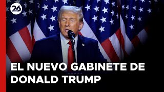 🚨 EEUU  ¿Quiénes integran el NUEVO GABINETE de DONALD TRUMP [upl. by Esela]