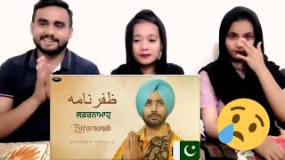 Pakistani Reaction  Zafarnama Satinder Sartaj Persian [upl. by Eintruoc]