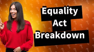 What is Section 29 of the Equality Act 2010 [upl. by Smoot]