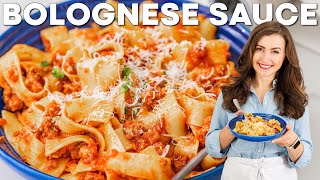 Bolognese Sauce Recipe [upl. by Oigimer]