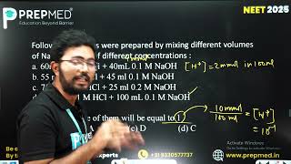 Chem ⚠️ NEET PYQ Solutions 📘  OnebyOne Breakdown by PrepMed 🧠  NEET 2025 [upl. by Arramat169]