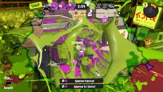 Splatoon 3 Never entirely sure whats happening in Tower Control 1966 Range Blaster [upl. by Eidson]