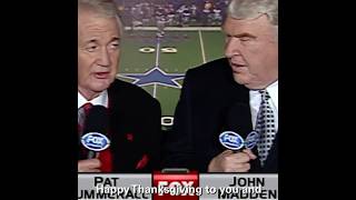 John Madden and Pat Summerall go together like Thanksgiving and football 🏈🦃 [upl. by Juanne]