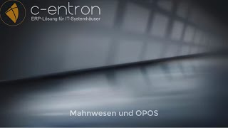 Mahnwesen und OPOS in der centron ERPSofware [upl. by Rosalynd]