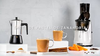 Latte de Pastel de Zanahoria  Receta para los Amantes del Café recetarápida cafe latte [upl. by Ahcsap391]