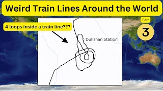 Weird Train Lines Around the World Part 3 [upl. by Notlrak975]