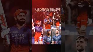 RCB retain player RCB fansvirat update kanpur ipl2025share [upl. by Ganny]