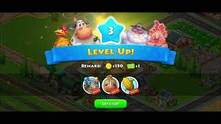 Township level 1 gameplay gameplay of level 1 and 2 and 3 shorts video [upl. by Arinay]