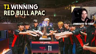 TenZ Reacts to T1 New Roster Dominating ZETA and Winning Red Bull APAC [upl. by Yennor928]