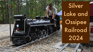 Plenty of Steam at the Silver Lake and Ossipee Railroad 2024 [upl. by Halian]