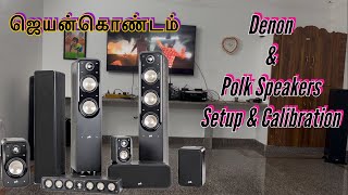 Denon 2800H amp Polk Speakers Calibration Video avrtamil [upl. by Haela]