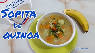 Sopita de Quinoa  Sopita nutritiva de semillas de Quinoa [upl. by Iror]