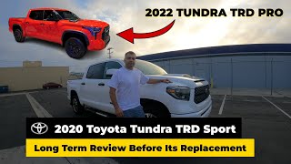 2020 Toyota Tundra TRD Sport Long Term Review Before Its Replacement 2022 Toyota Tundra TRD PRO [upl. by Anirad903]