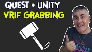 Unity XR  How to Grab items in your Quest games using VRIF [upl. by Gleich]