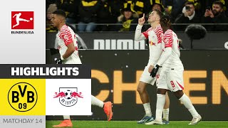 Early Red amp Own Goal Leipzig Defeats Dortmund  Borussia Dortmund  RB Leipzig 23 MD 14 –BL 2324 [upl. by Oskar]