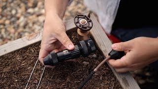 How to Install a Drip System in Raised Beds 💦🌿 Garden Answer [upl. by Esele]