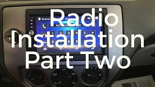 Part Two of Cavogin Double Din Radio Installation 2005 Ford Focus [upl. by Lucio]