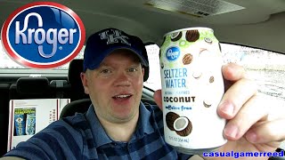 Reed Reviews Kroger Seltzer Water Coconunt [upl. by Nayr]