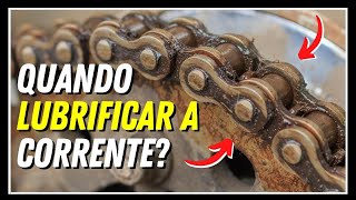 APRENDA QUANDO COLOCAR OLEO NA CORRENTE DA MOTO  A MELHOR maneira de usar OLEO na CORRENTE da moto [upl. by Eelsha155]