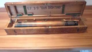 ww1 1916 field artillery gun sight scope rare [upl. by Mok178]