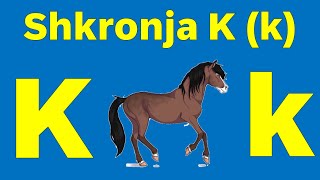 Shkronja K  Fjale qe fillojne me shkronjen K k  3D Animation [upl. by Brace]