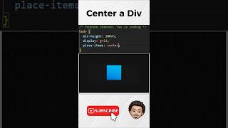 So How to Actually Center a Div codeing programming webdevelopment codewithdeveloper [upl. by Dirgni]