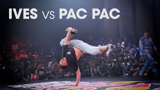 Ives vs Pac Pac stance angle  RED BULL BC ONE 2019 WORLD FINALS [upl. by Gareri296]