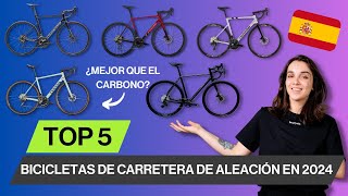 Las 5 mejores bicicletas de carretera de aleación en 2024  ¿Es mejor la aleación que el carbono [upl. by Marcelle]