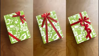 How to Wrap Your Ribbon easy ribbon binding techniques for gift wrap [upl. by Aplihs137]