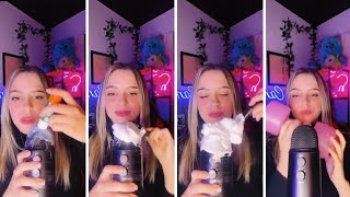 ASMR Shaving Cream on Mic 🎙  Intense tingly crinkles [upl. by Tila856]