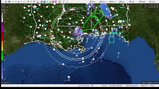 Hurricane Zeta Radar And New Orleans LA EMS Radio Reed [upl. by Stanford]